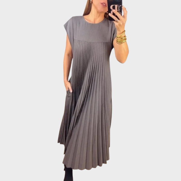 Sienna & Harper™ | Pleated Maxi Dress