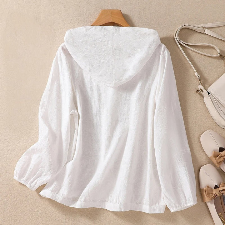 Sienna & Harper™ | Cozy Oversized Hooded Shirt