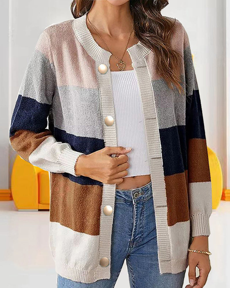 Sienna & Harper™ – Colorblock Cardigan for Women