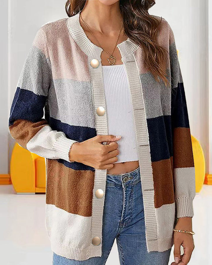Sienna & Harper™ – Colorblock Cardigan for Women