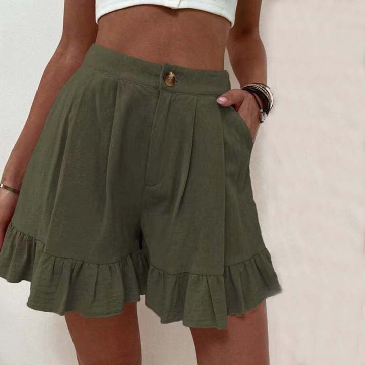 Sienna & Harper™ | Effortless Chic Ruffle Hem Shorts