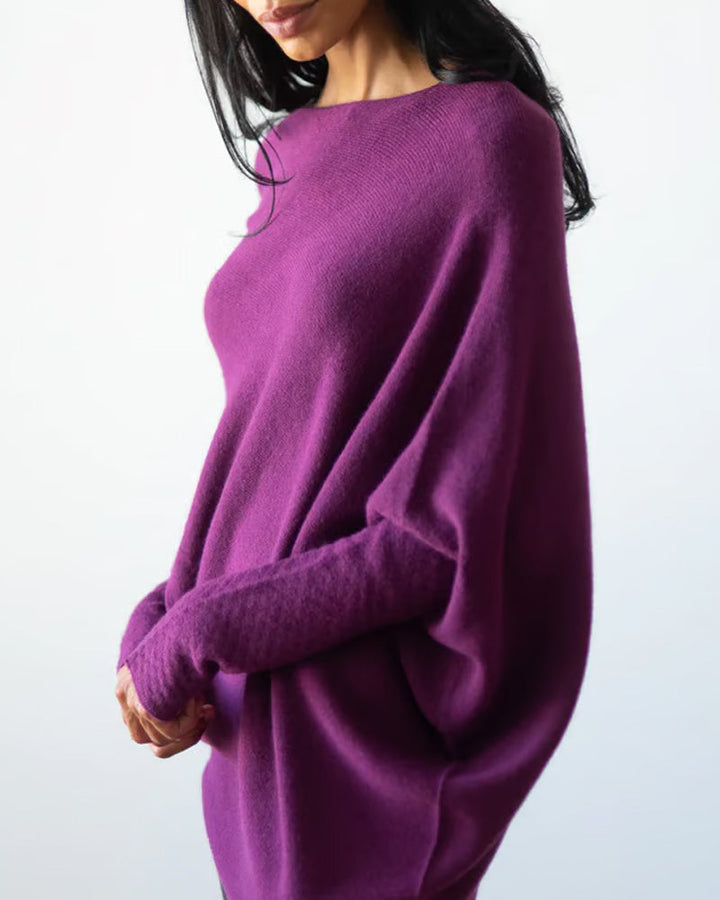 Sienna & Harper™ – Asymmetrical Draped Knitwear with Innovative Design
