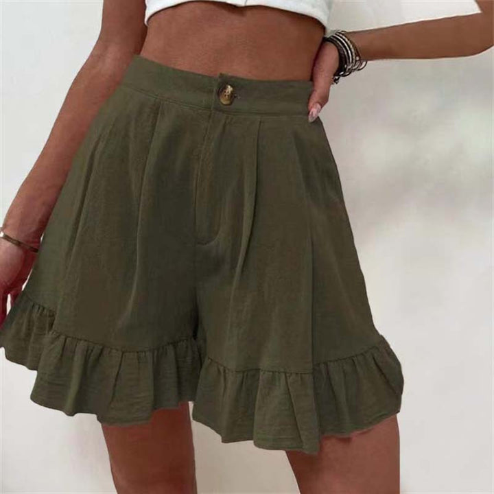 Sienna & Harper™ | Effortless Chic Ruffle Hem Shorts