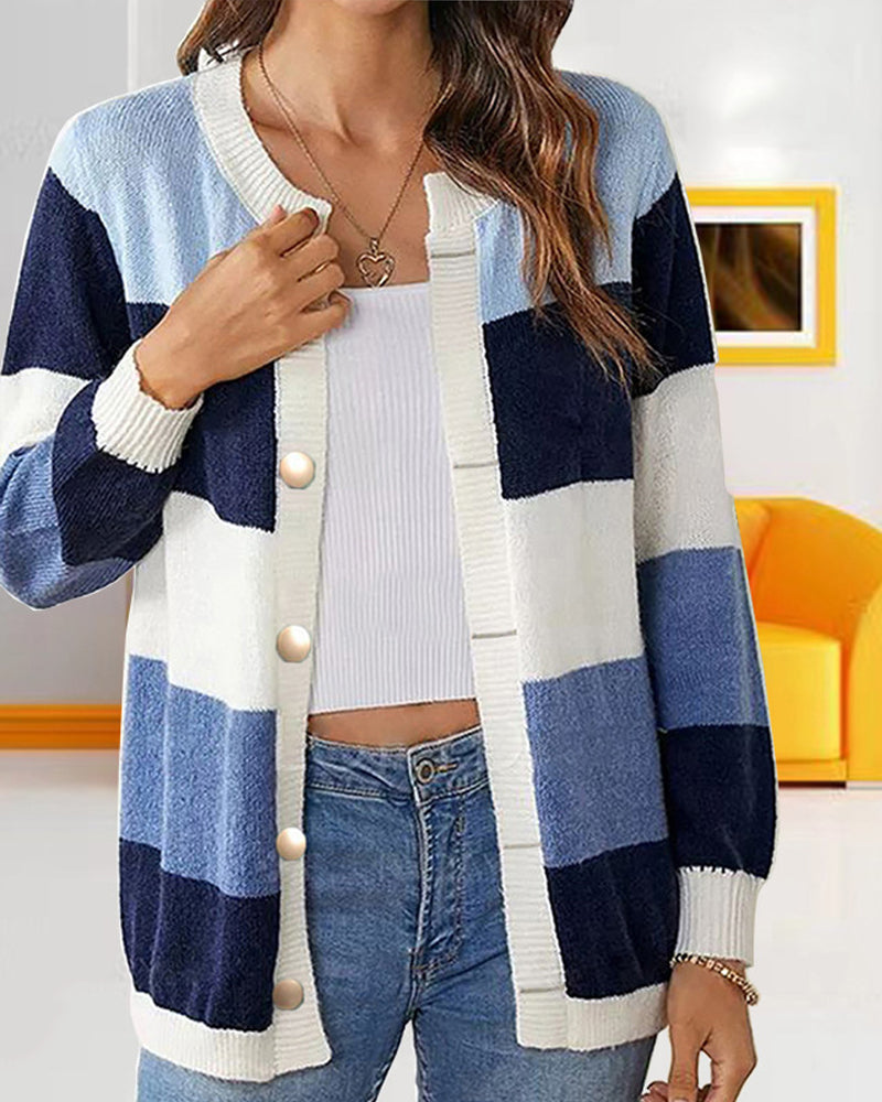 Sienna & Harper™ – Colorblock Cardigan for Women