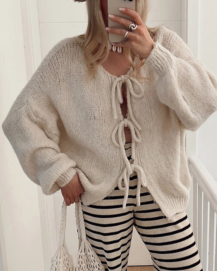 Sienna & Harper™ – Cozy Knit Open-Front Cardigan