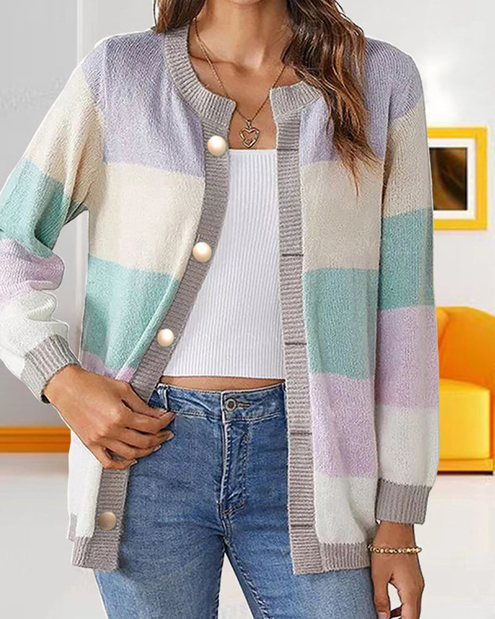 Sienna & Harper™ – Colorblock Cardigan for Women