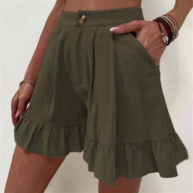 Sienna & Harper™ | Effortless Chic Ruffle Hem Shorts