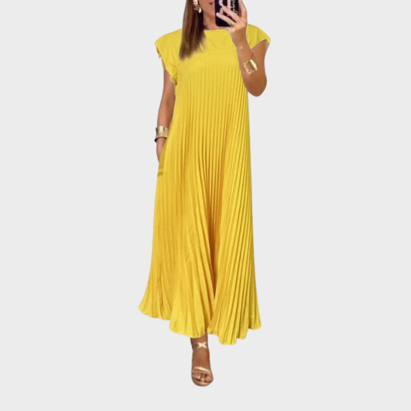 Sienna & Harper™ | Pleated Maxi Dress