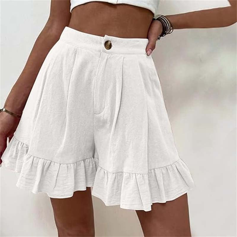 Sienna & Harper™ | Effortless Chic Ruffle Hem Shorts