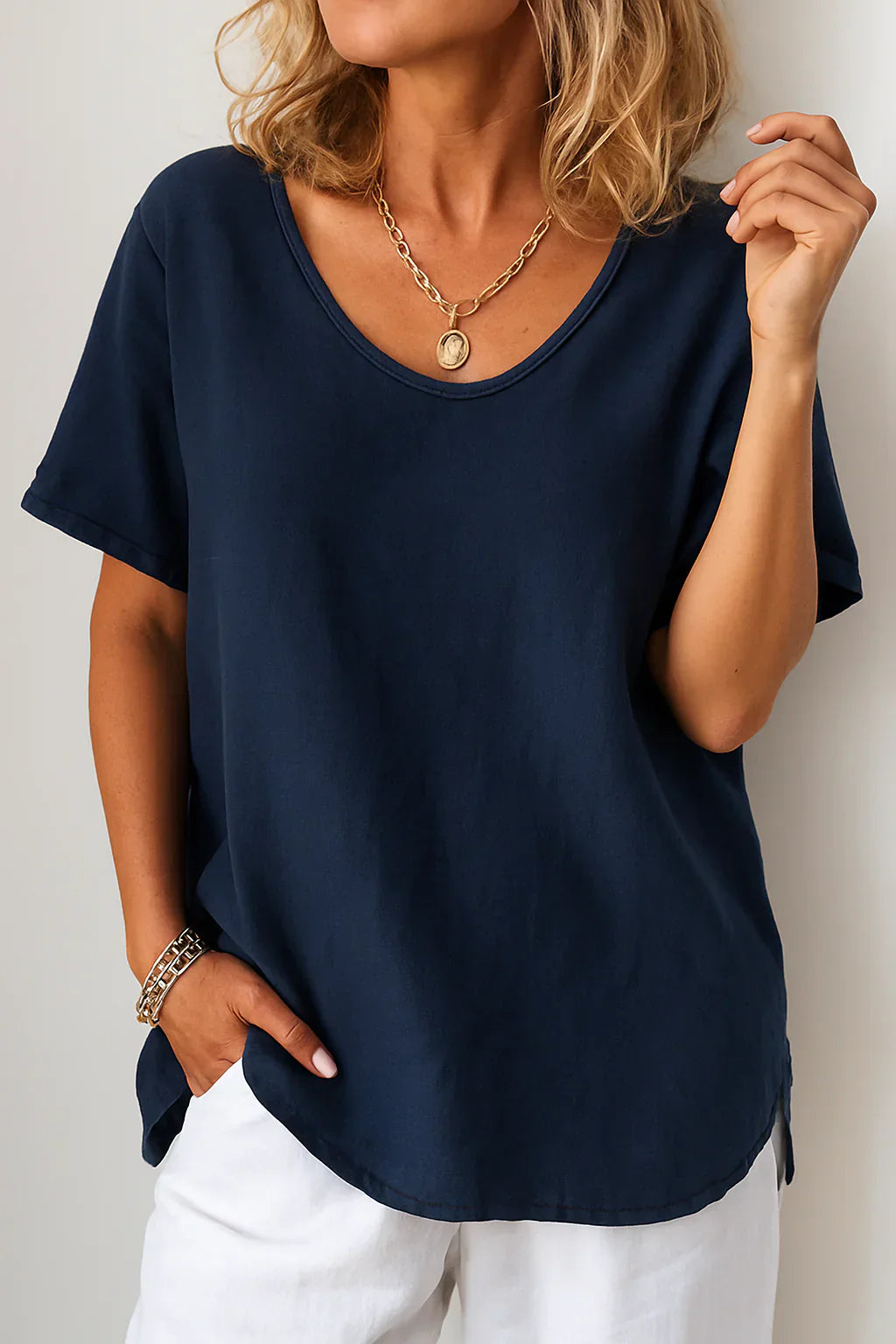 Sienna & Harper™ | Relaxed Fit Casual Top