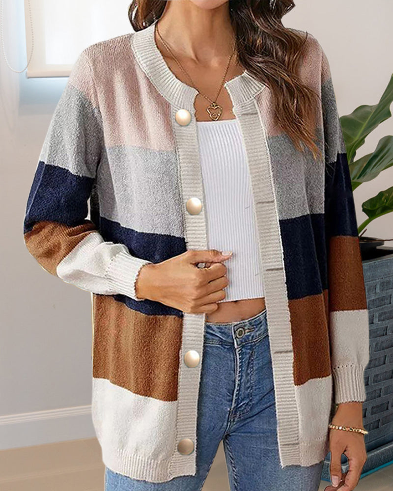 Sienna & Harper™ – Colorblock Cardigan for Women