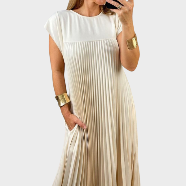 Sienna & Harper™ | Pleated Maxi Dress
