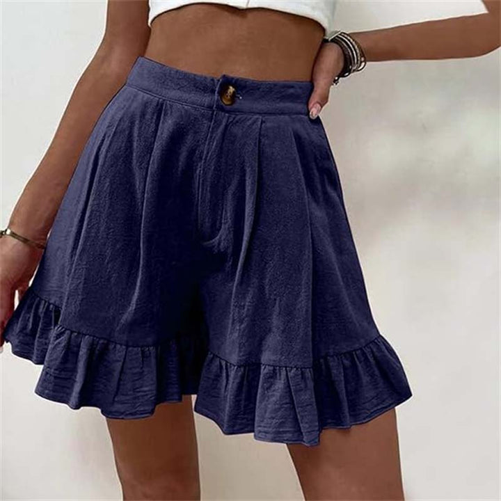 Sienna & Harper™ | Effortless Chic Ruffle Hem Shorts