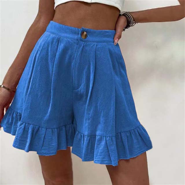 Sienna & Harper™ | Effortless Chic Ruffle Hem Shorts