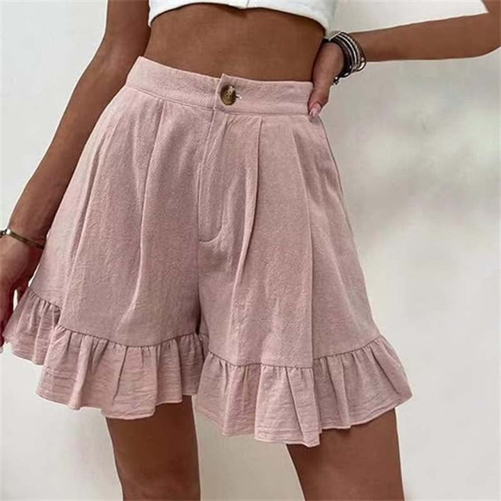 Sienna & Harper™ | Effortless Chic Ruffle Hem Shorts