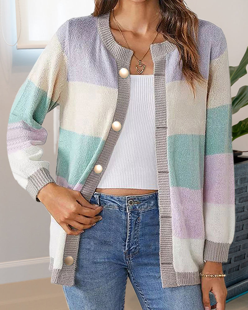 Sienna & Harper™ – Colorblock Cardigan for Women