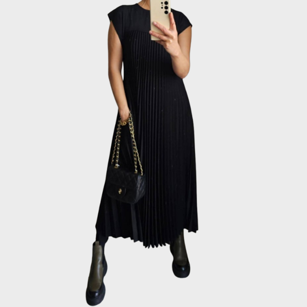 Sienna & Harper™ | Pleated Maxi Dress