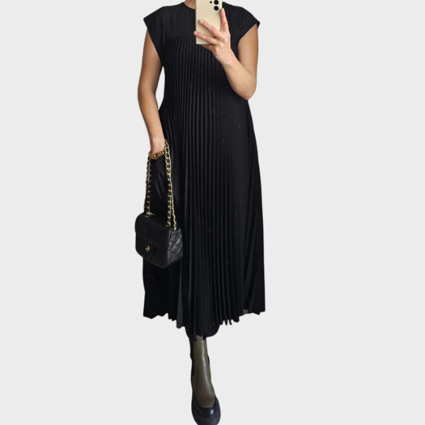 Sienna & Harper™ | Pleated Maxi Dress