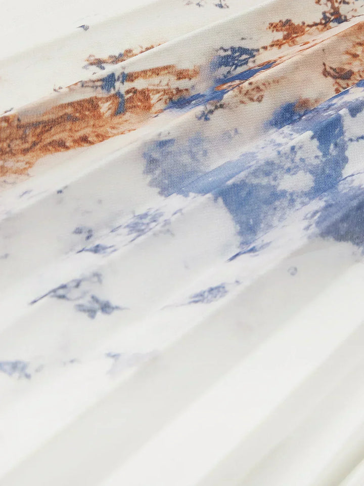 Sienna & Harper™ | Chic V-Neck Puff Sleeve Maxi Dress