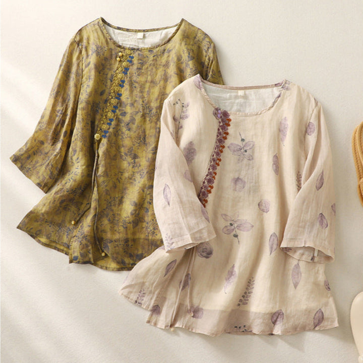 Sienna & Harper™ | Embroidered Relaxed Blouse