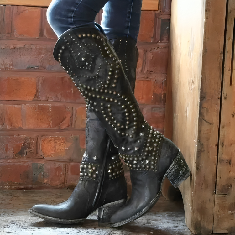 Monroe™ | Western Knee-High Boots