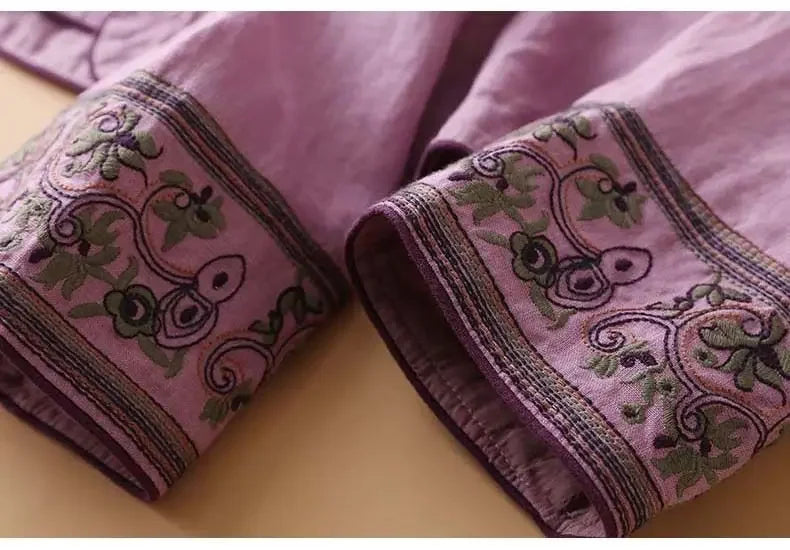 Sienna & Harper™ | Effortless Elegance Embroidered Summer Blouse