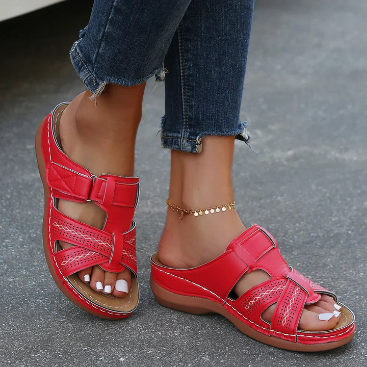 Sienna & Harper™ | Premium Orthopedic Wedge Sandals