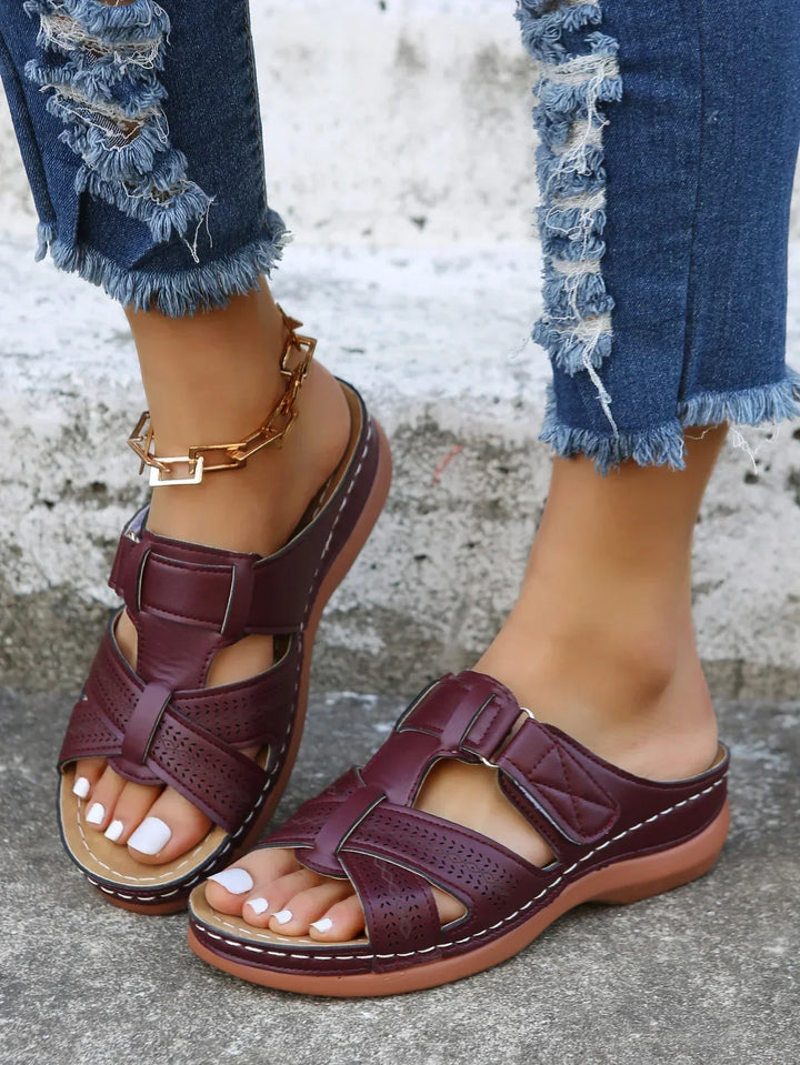 Sienna & Harper™ | Premium Orthopedic Wedge Sandals