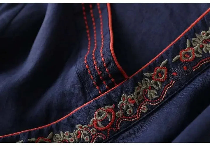 Sienna & Harper™ | Effortless Elegance Embroidered Summer Blouse