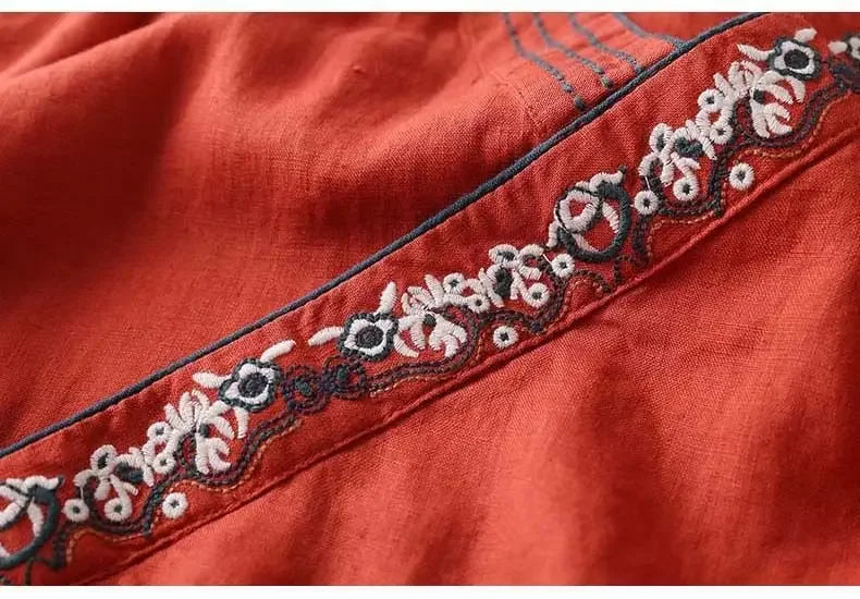 Sienna & Harper™ | Effortless Elegance Embroidered Summer Blouse