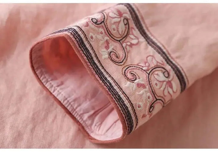 Sienna & Harper™ | Effortless Elegance Embroidered Summer Blouse