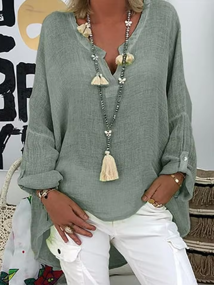 Sienna & Harper™ | Lightweight Oversized Blouse