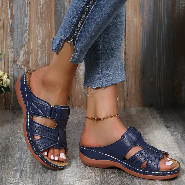 Sienna & Harper™ | Premium Orthopedic Wedge Sandals