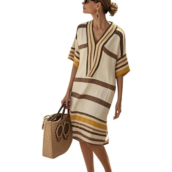 Ayla™  | Flowing Striped Dress