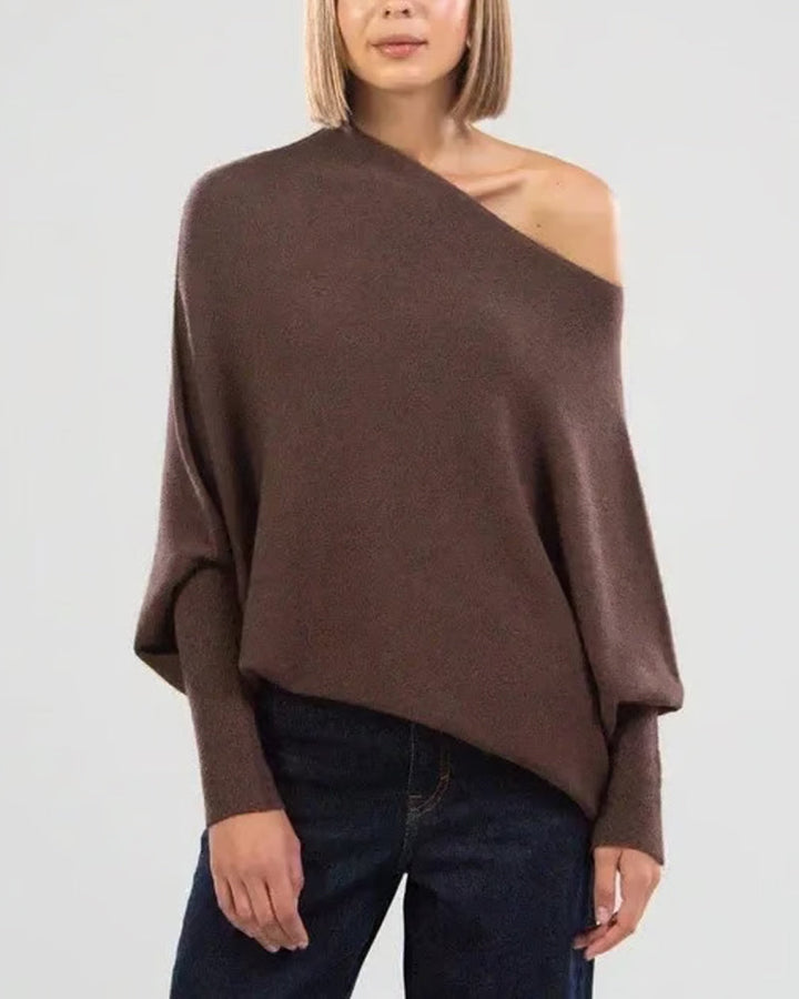 Sienna & Harper™ – Asymmetrical Draped Knitwear with Innovative Design