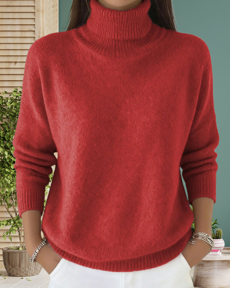 Sienna & Harper™ – Cozy Knit Turtleneck Sweater