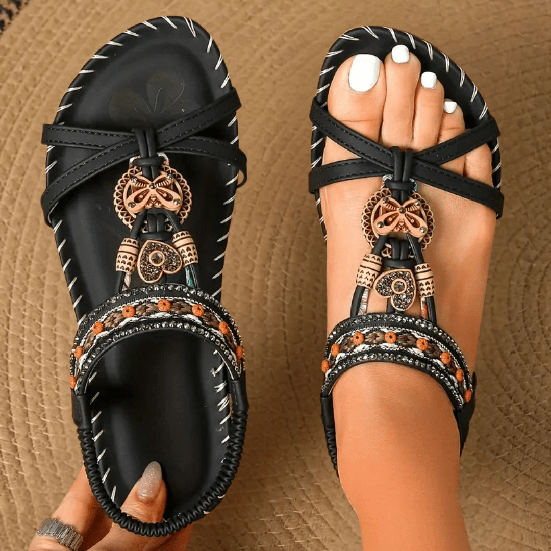 Sienna & Harper™ | Boho Beaded Sandals