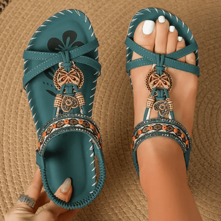 Sienna & Harper™ | Boho Beaded Sandals