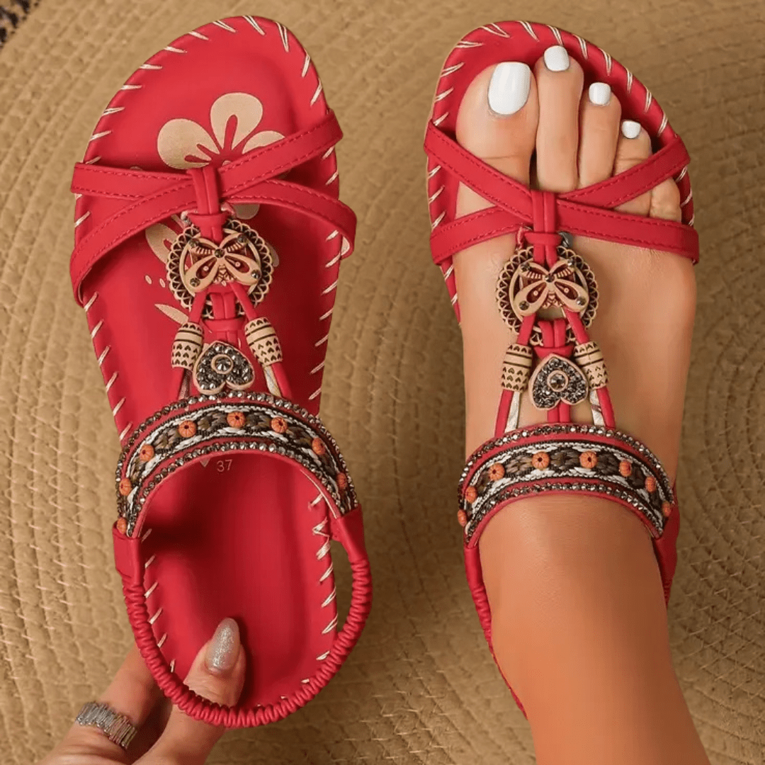 Sienna & Harper™ | Boho Beaded Sandals