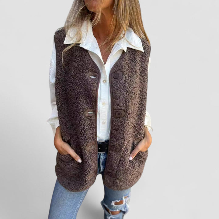 Willow™ | Button-Down Short Warm Vest