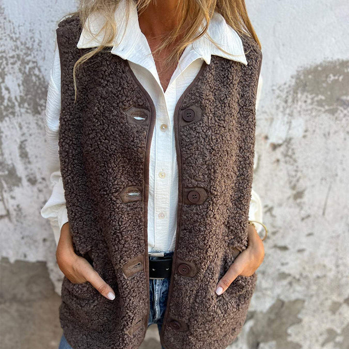 Willow™ | Button-Down Short Warm Vest