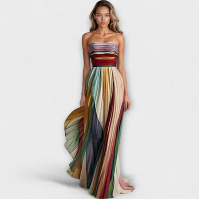 Sienna & Harper™ | Pleated Maxi Dress